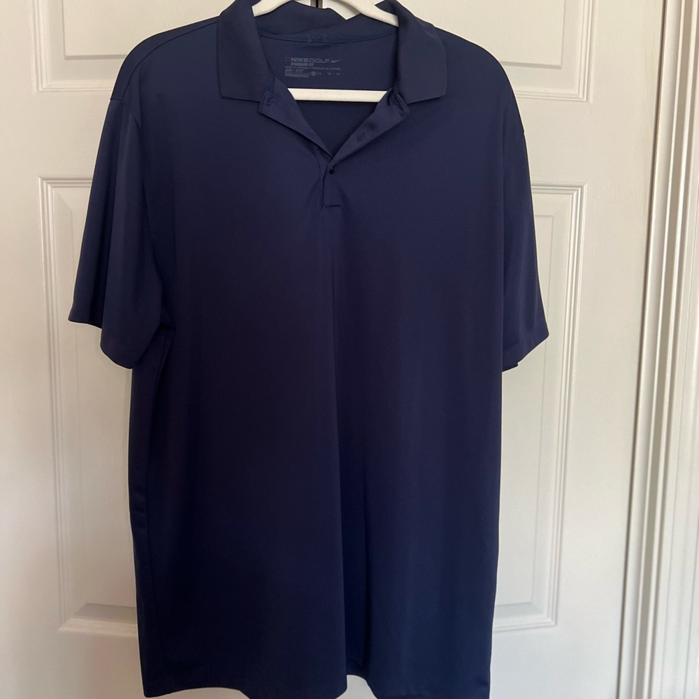 Nike Golf Blue Dryfit Polo